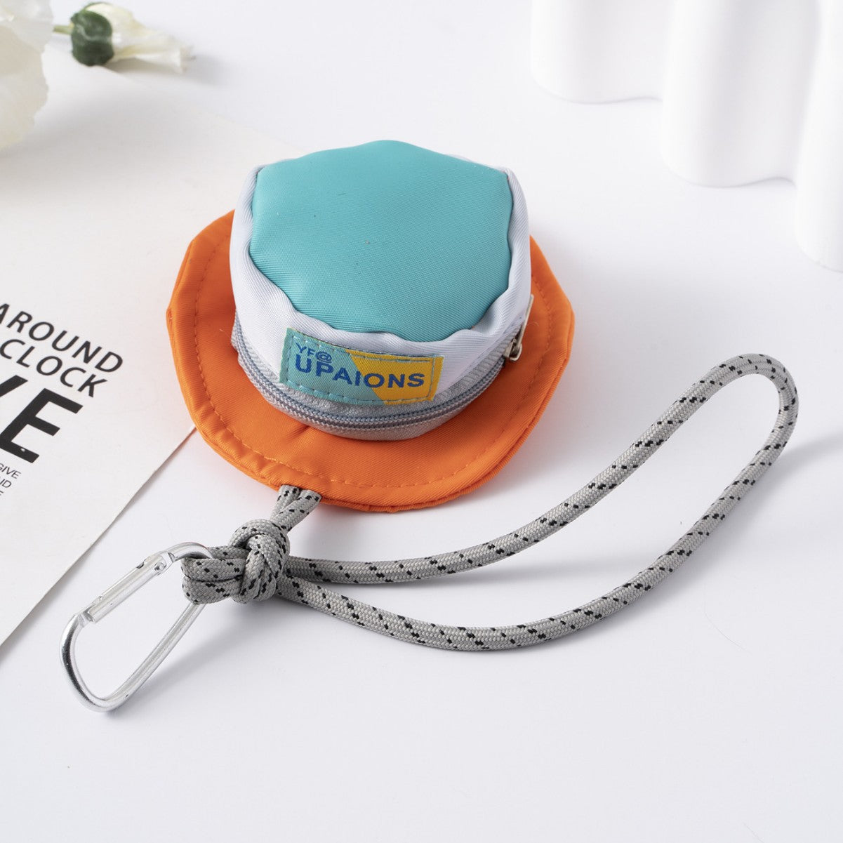 Wholesale Candy color creative hat shape keychain
